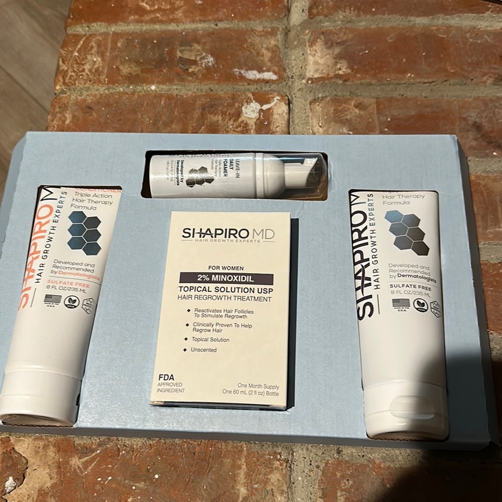 SHAPIRO MD hair loss treatment set